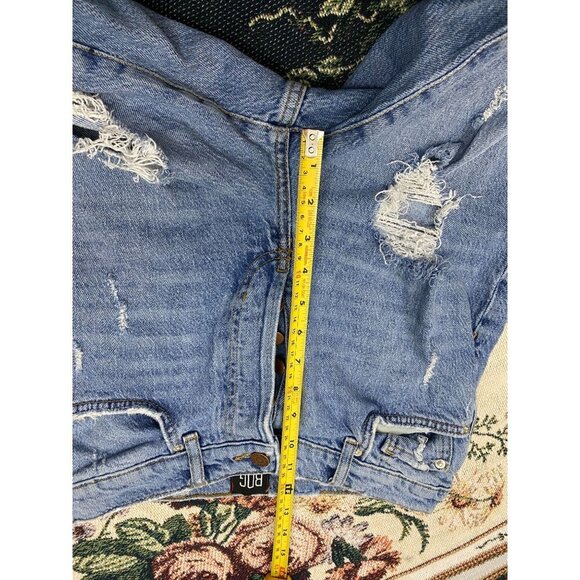 Urban Outfitters BDG Jeans Womens 28 Denim Blue Slim Straight Distress High Rise - Picture 12 of 16